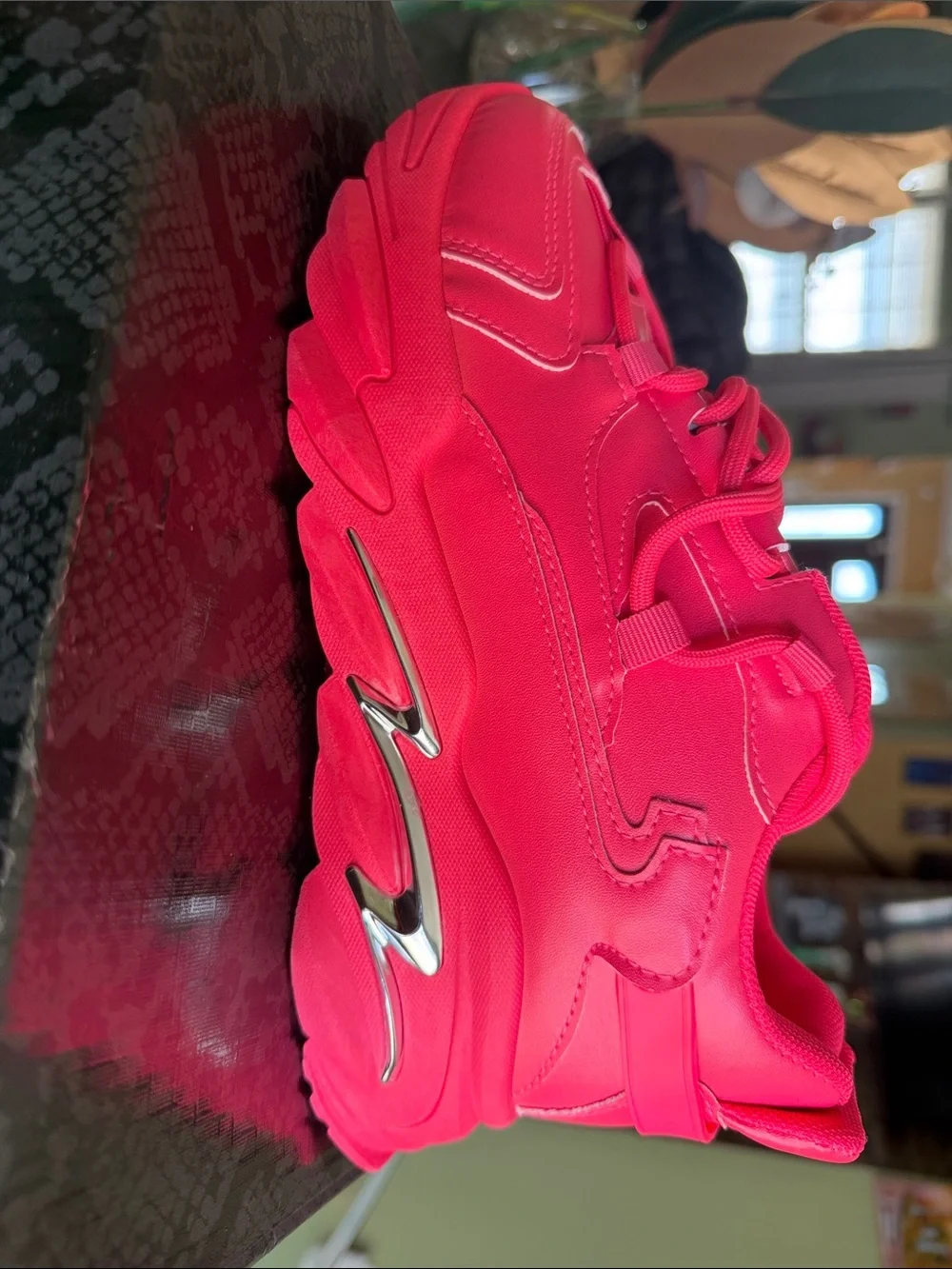 Cape Robbin Hot Pink Chunky Platform Sneakers